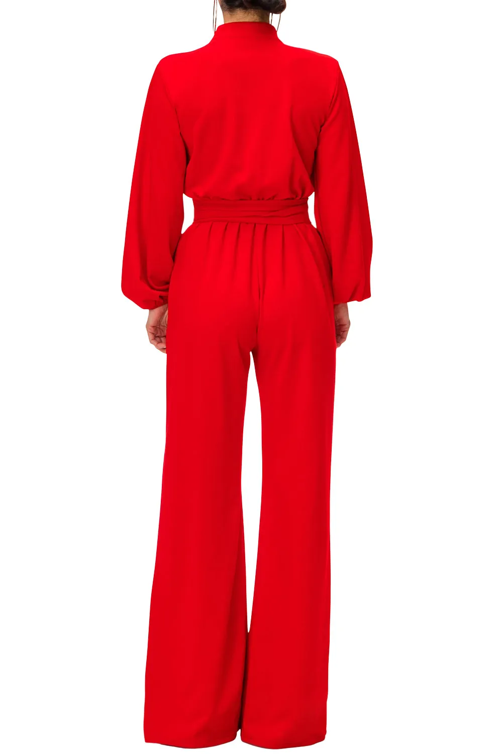 Victoria Bubble Sleeve Jumpsuit Plus