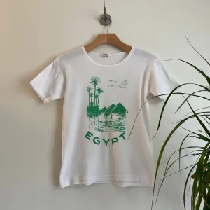 Vintage 70s 80s Carla Craft Souvenir Crew neck pullover tee // size Small Medium