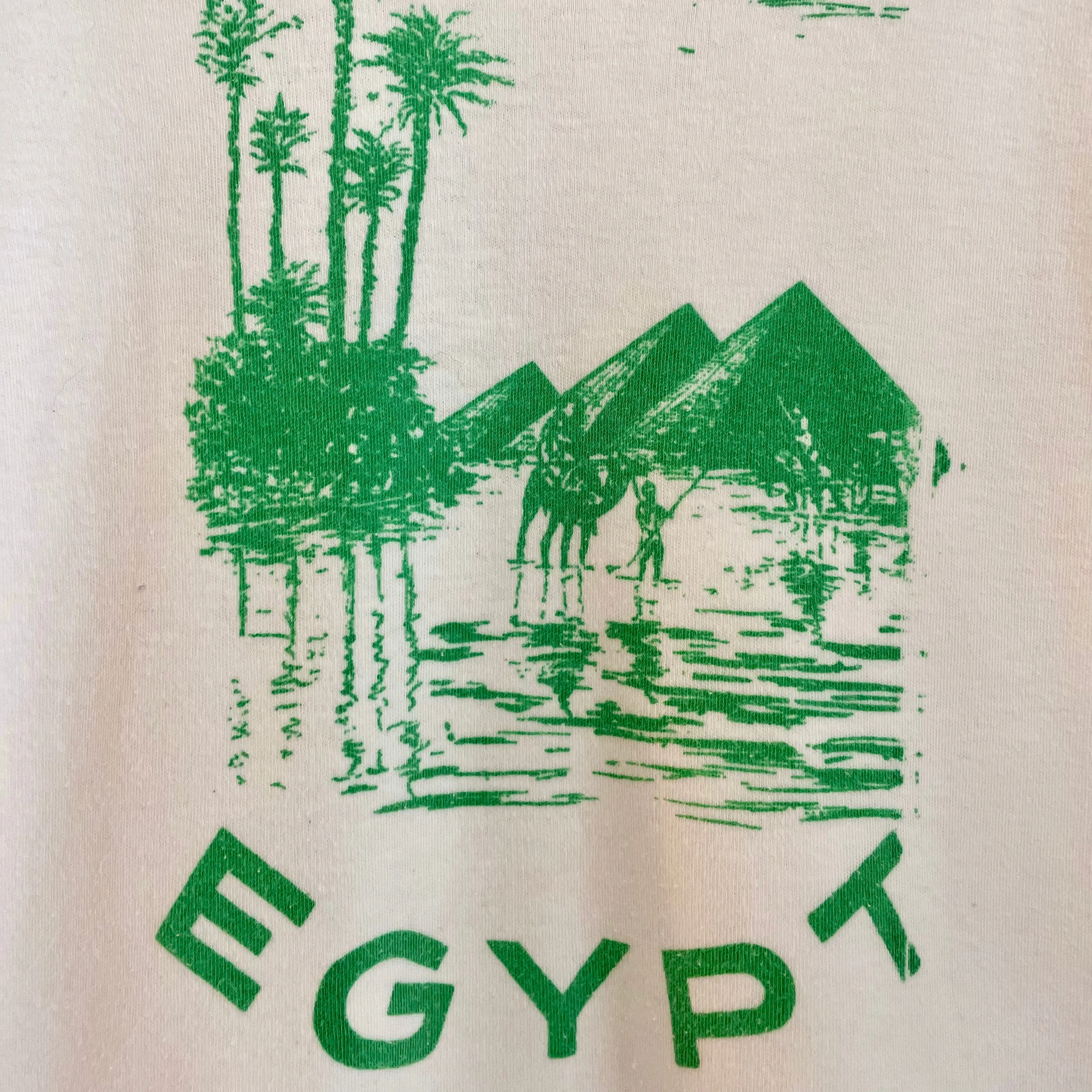 Vintage 70s 80s Carla Craft Souvenir Crew neck pullover tee // size Small Medium