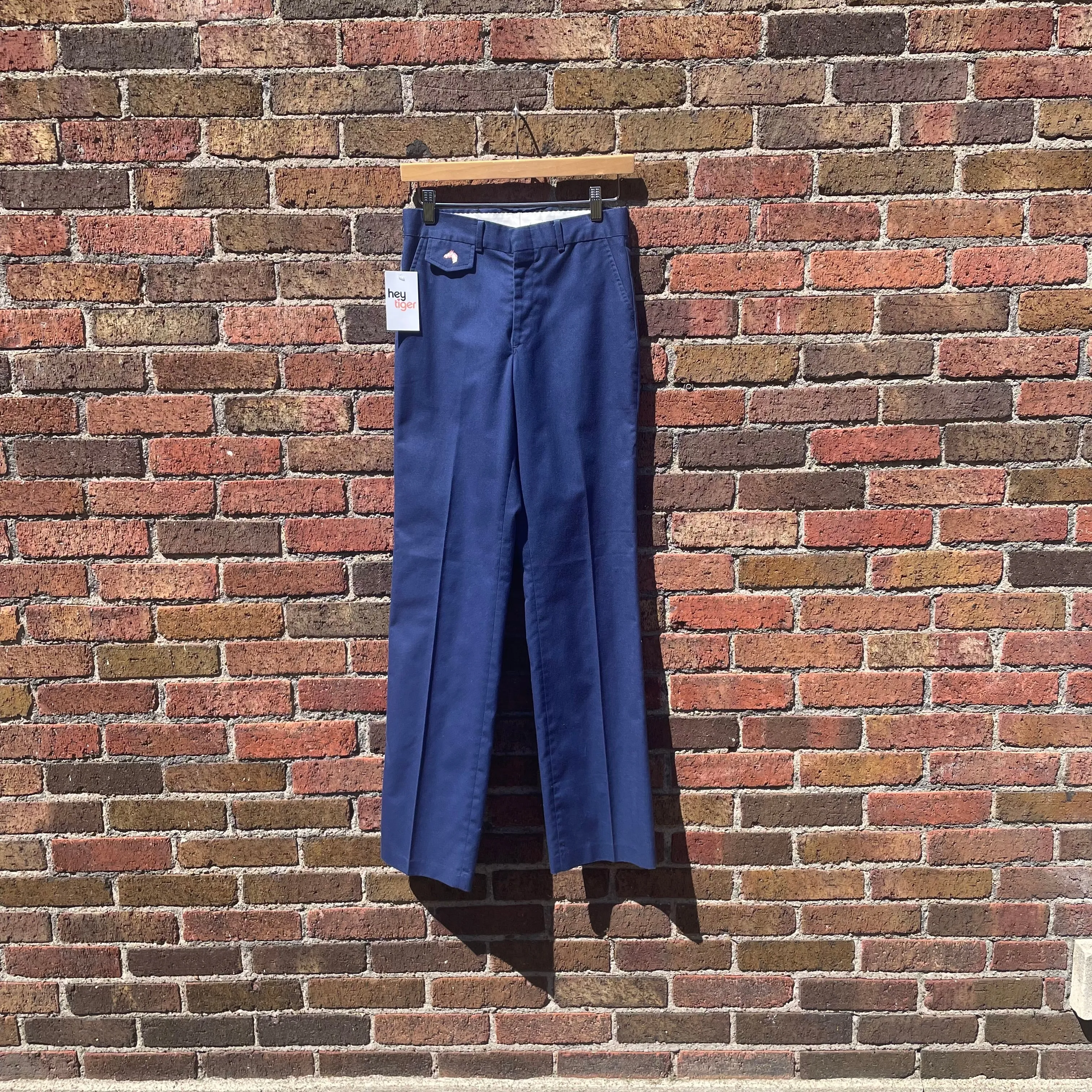 Vintage 70s / 80s Horse Appliqué Trousers // 28" waist  (HT23109