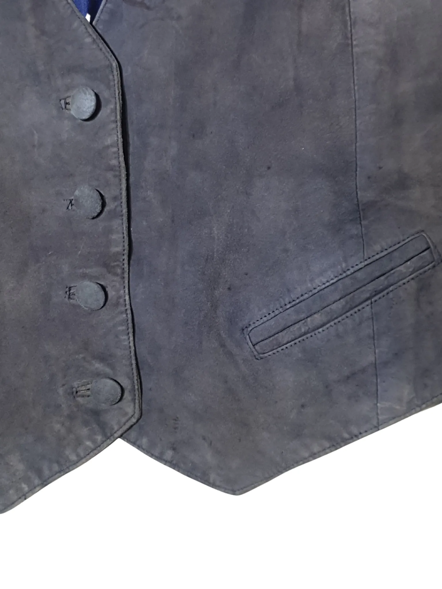 Vintage Leather Suede Vest