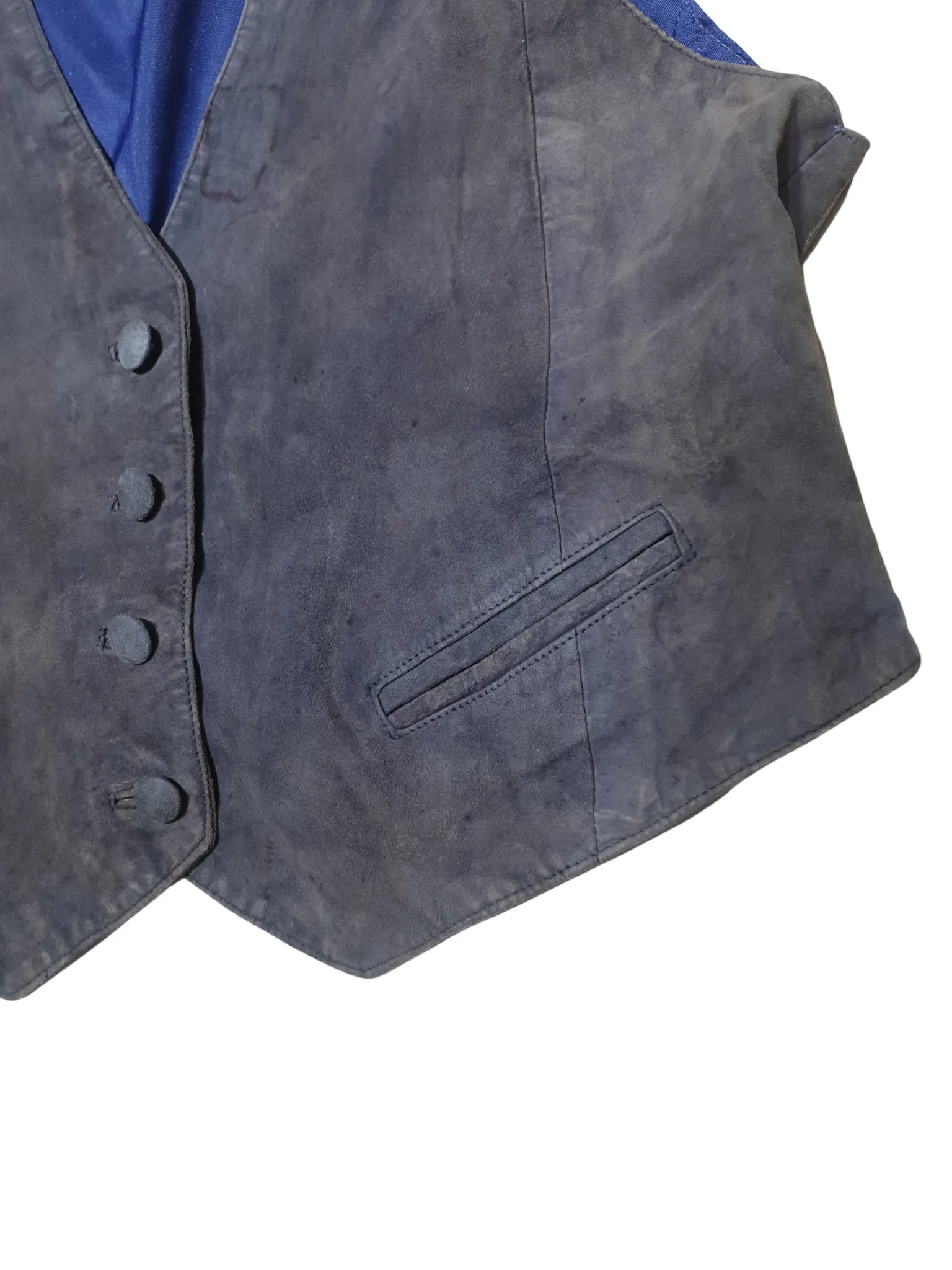 Vintage Leather Suede Vest