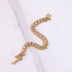 Vintage Monet Classic Double Chain Bracelet