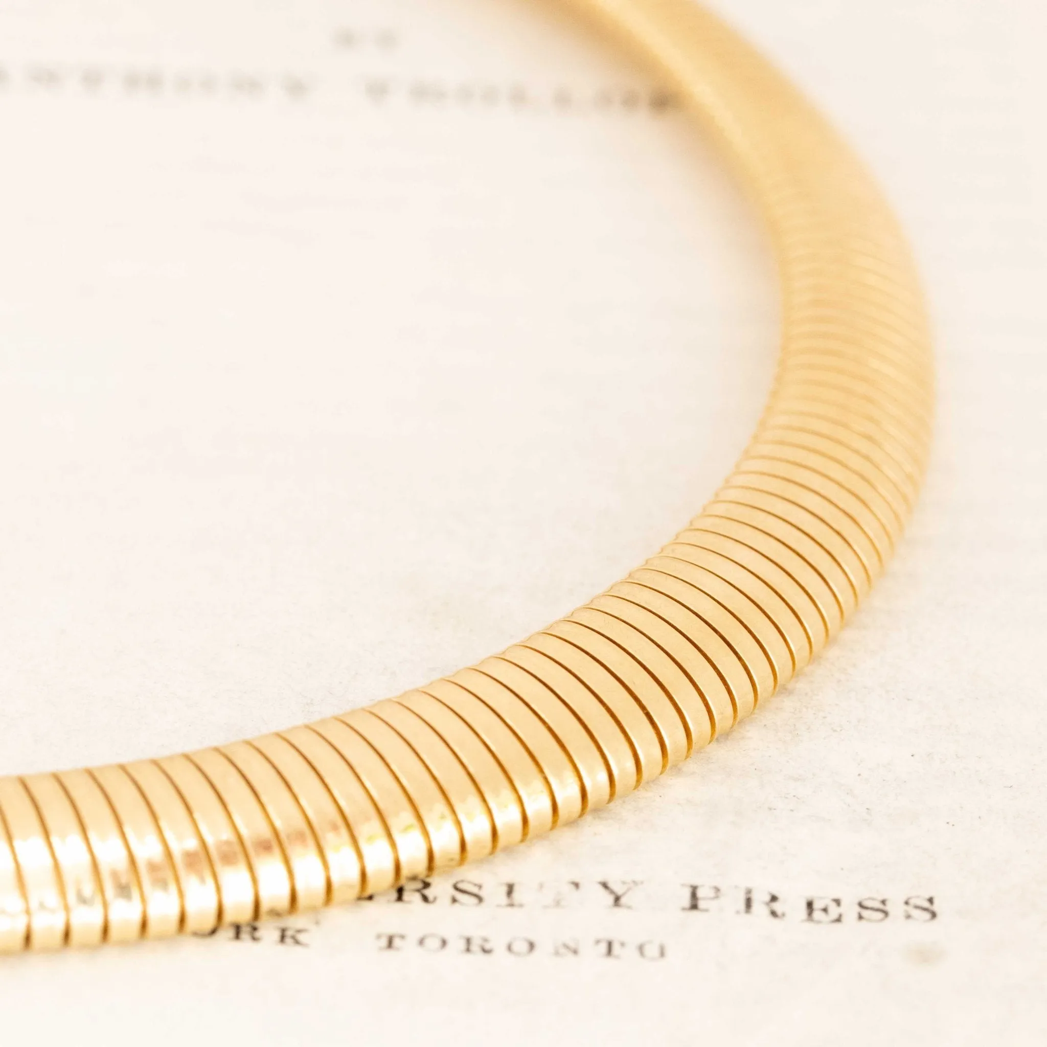 Vintage Tubogas Necklace by Cartier