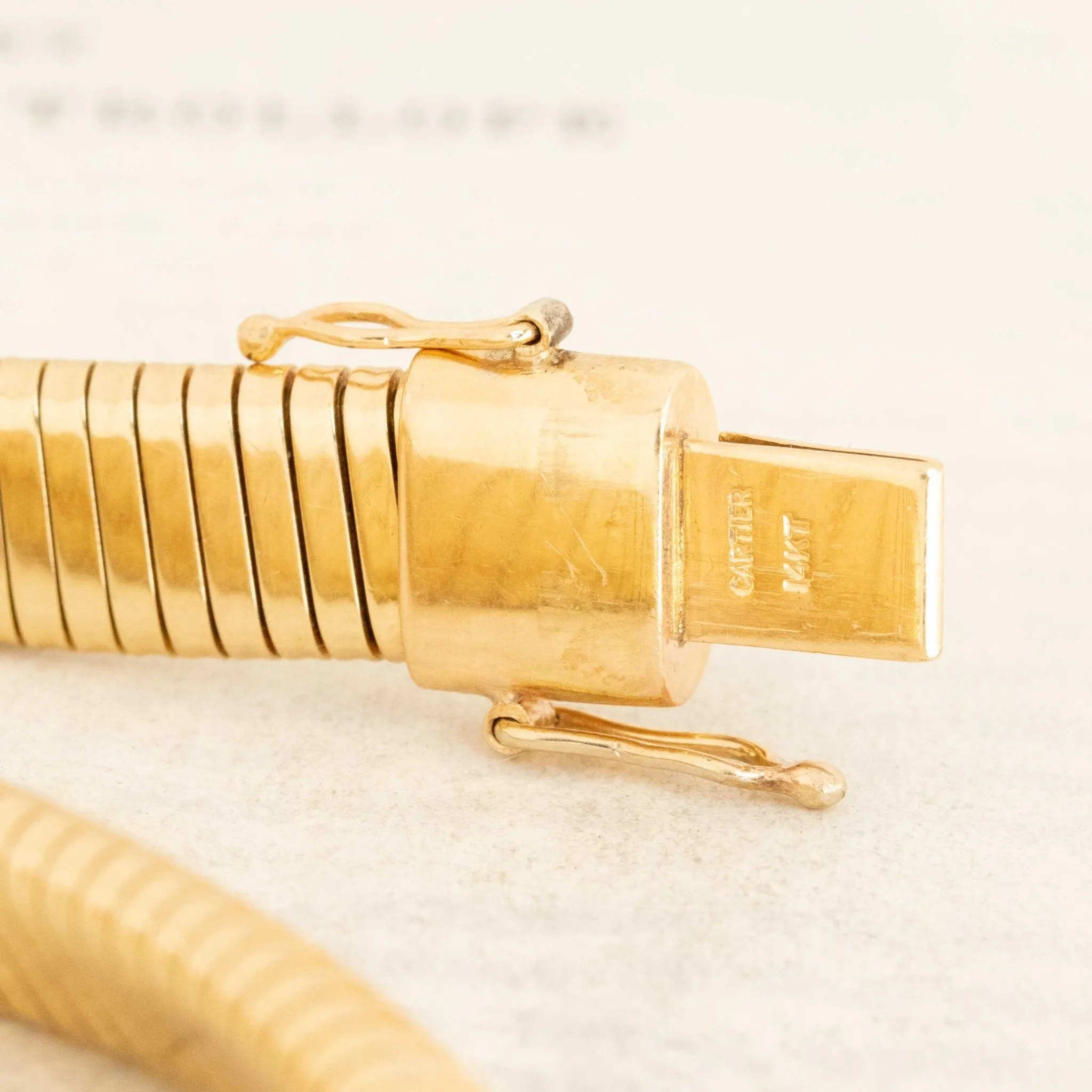 Vintage Tubogas Necklace by Cartier