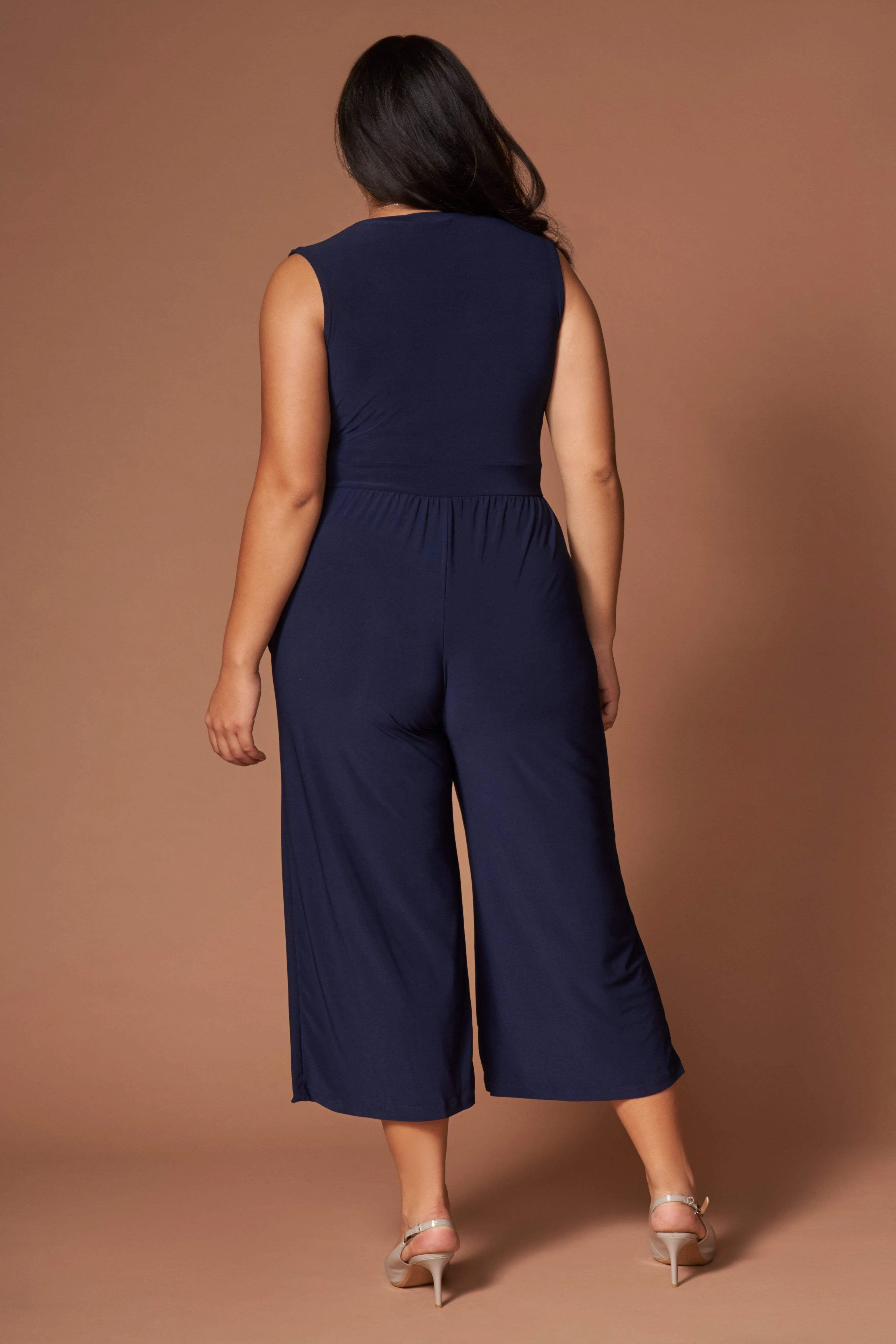 Vivienne Navy Midi Jumpsuit