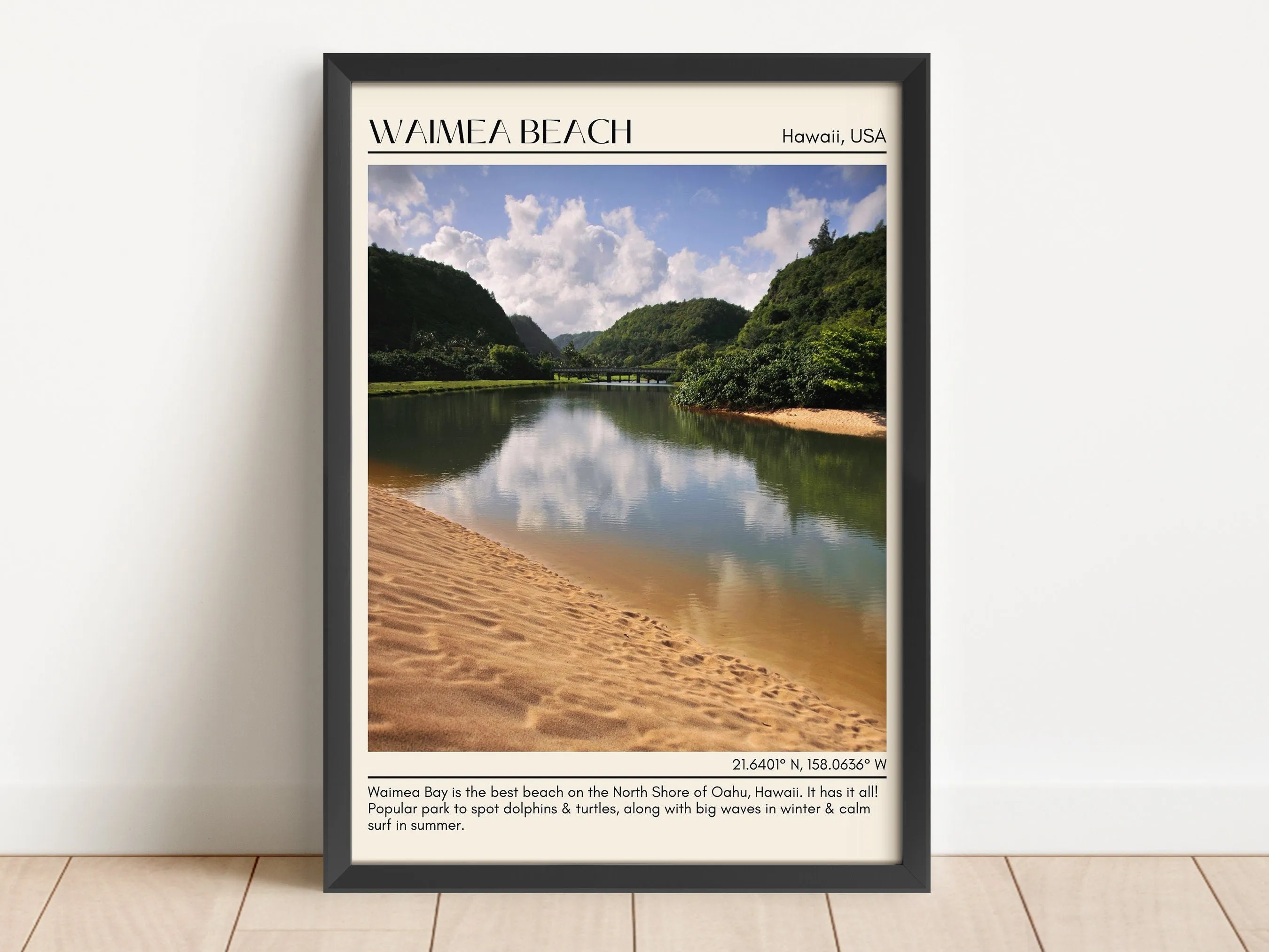 Waimea Beach Wall Canvas, USA