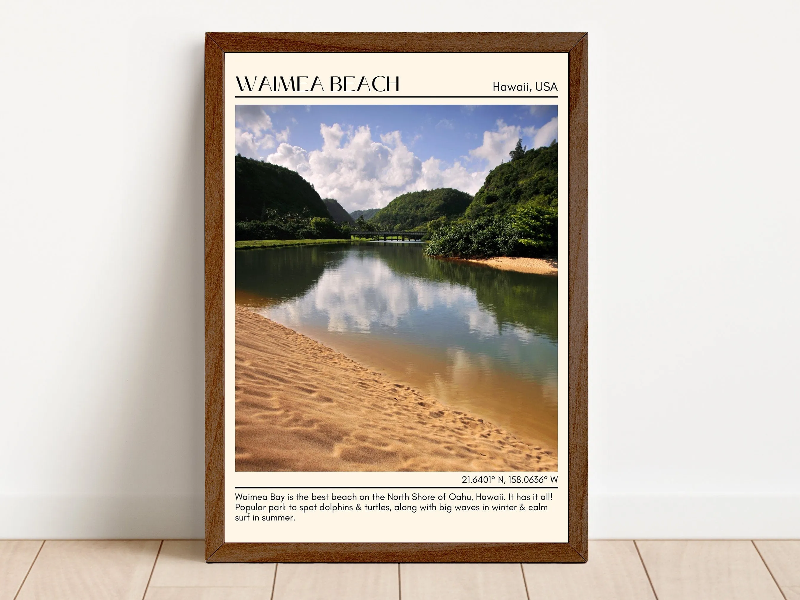 Waimea Beach Wall Canvas, USA