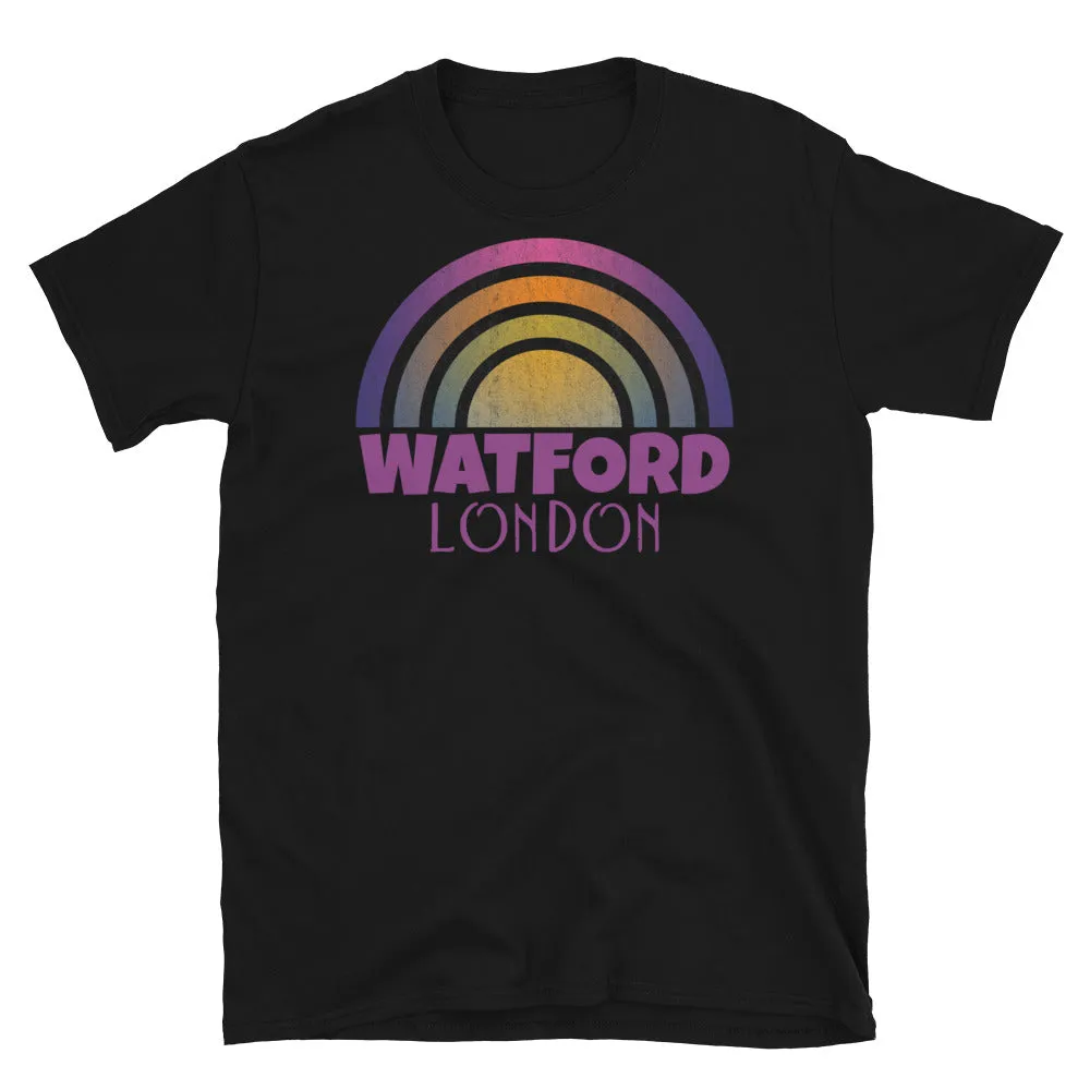 Watford London Retrowave Graphic T-Shirt