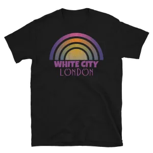 White City London Retrowave Graphic T-Shirt