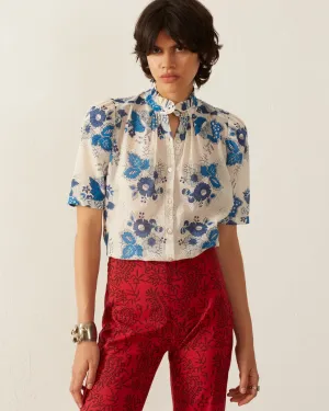 Winnie Blue China Panel Shirt