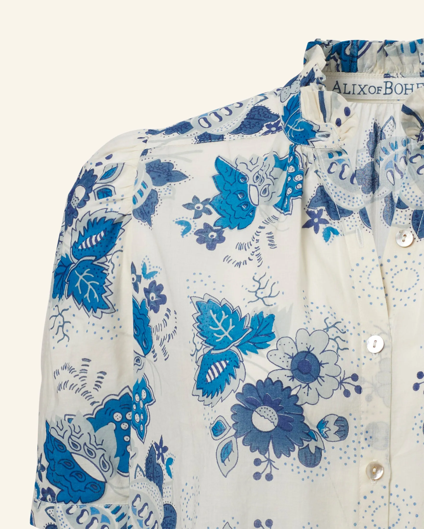 Winnie Blue China Panel Shirt