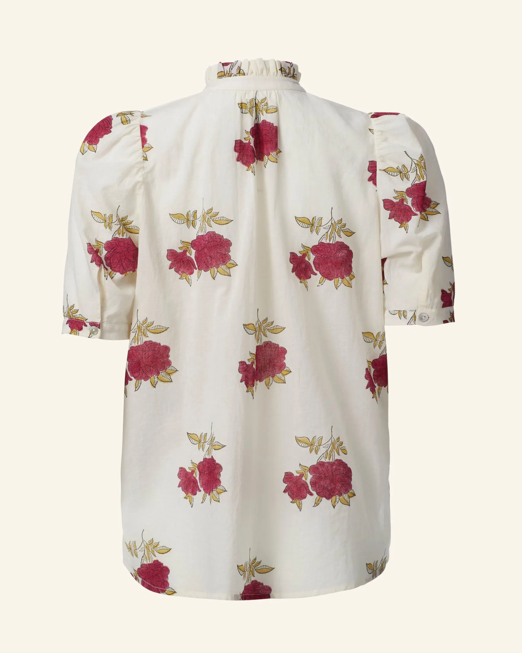 Winnie Cerise Rosette Shirt