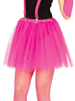 WOMAN NEON FUCHSIA TUTU 40 CM
